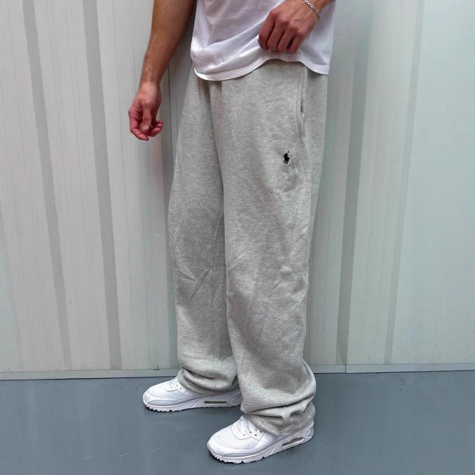 Herren Weite Baggy-Sweathose mit elastischem Bund und Sticklogo Drune