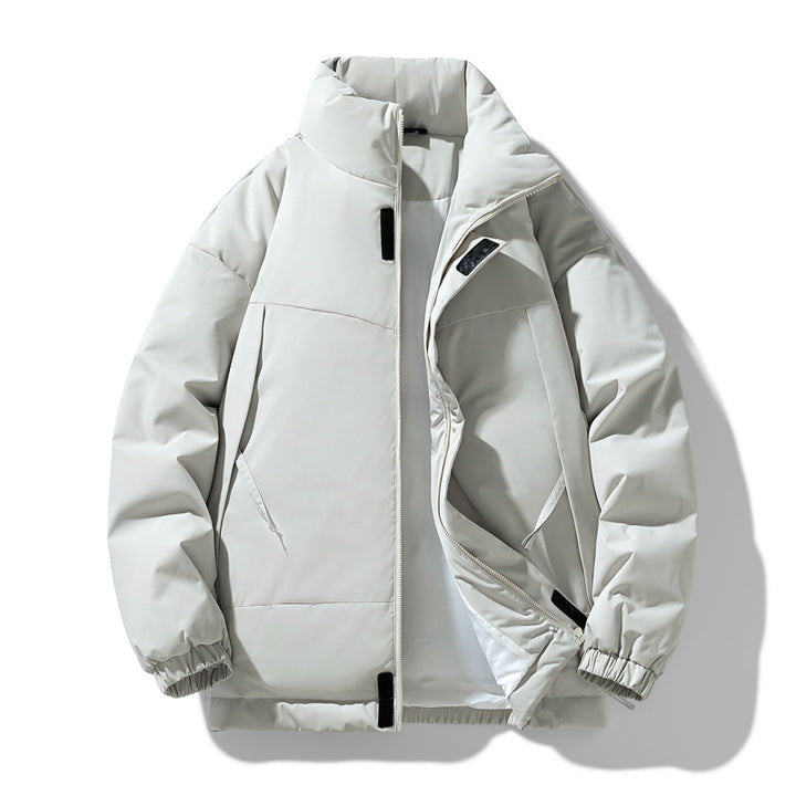 Herren Modische Übergangsjacke mit hohen Kragen Drune