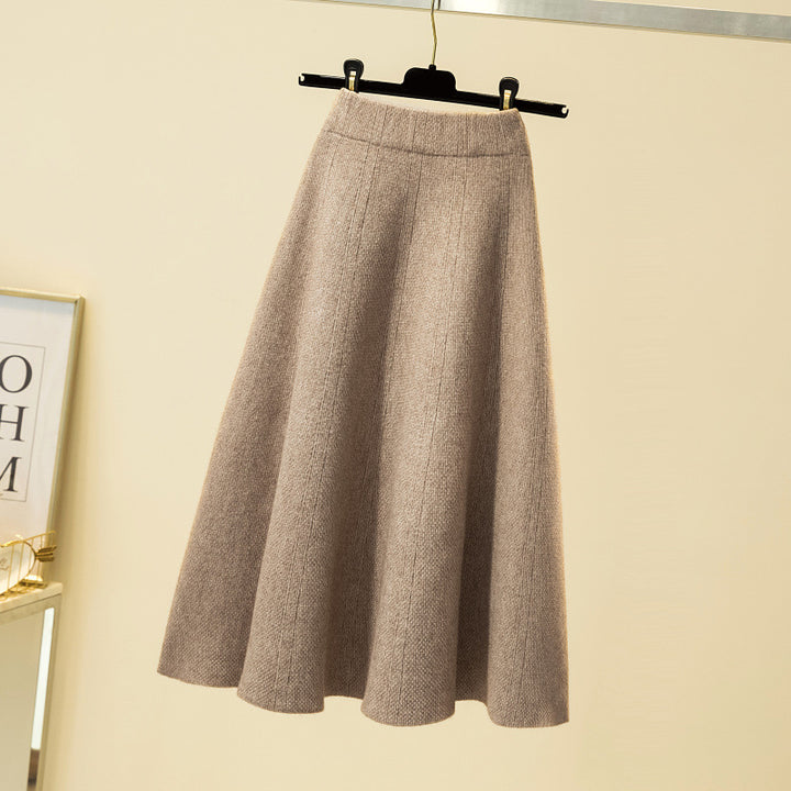 Damen Eleganter, schwingender Midi-Rock Drune