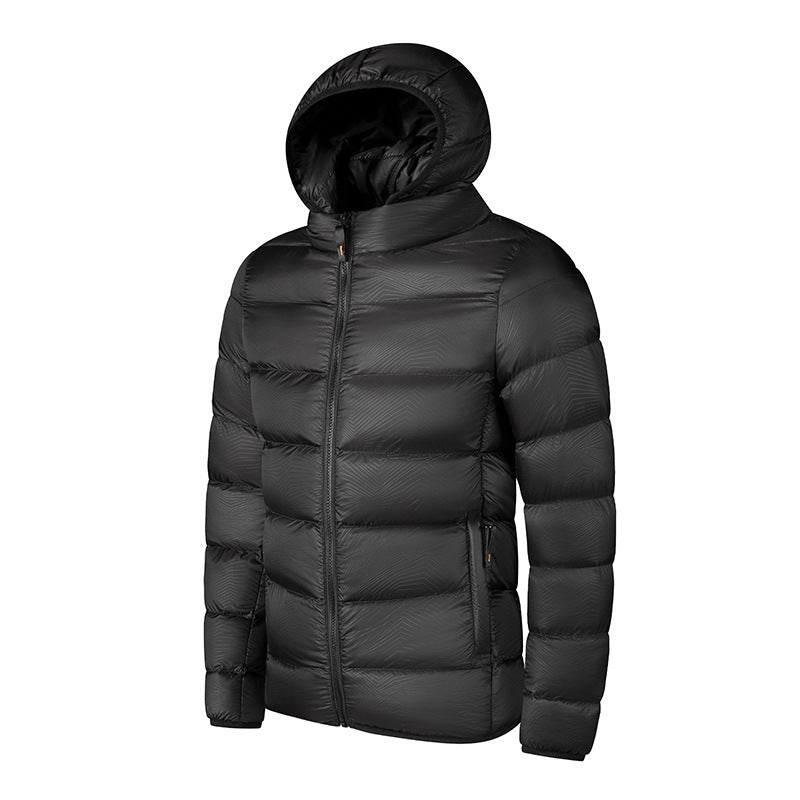 Herren Wasserdichte Steppjacke mit Kapuze Drune