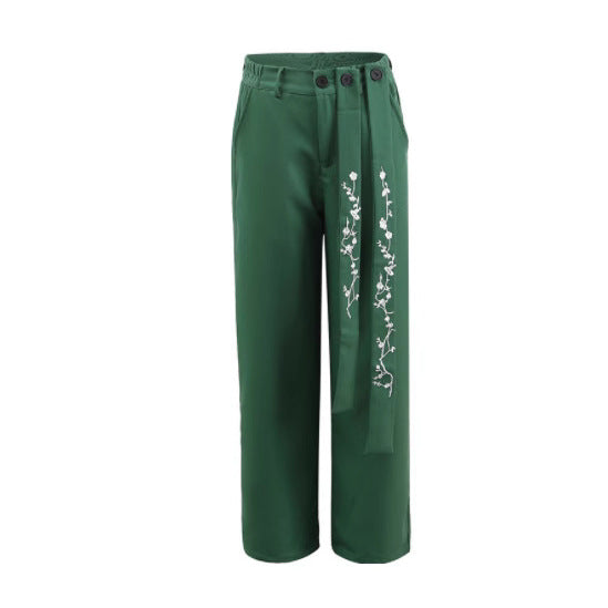 Damen Stylisches Oversized-Hemd mit feiner Stickerei und eleganten Ärmeln Drune