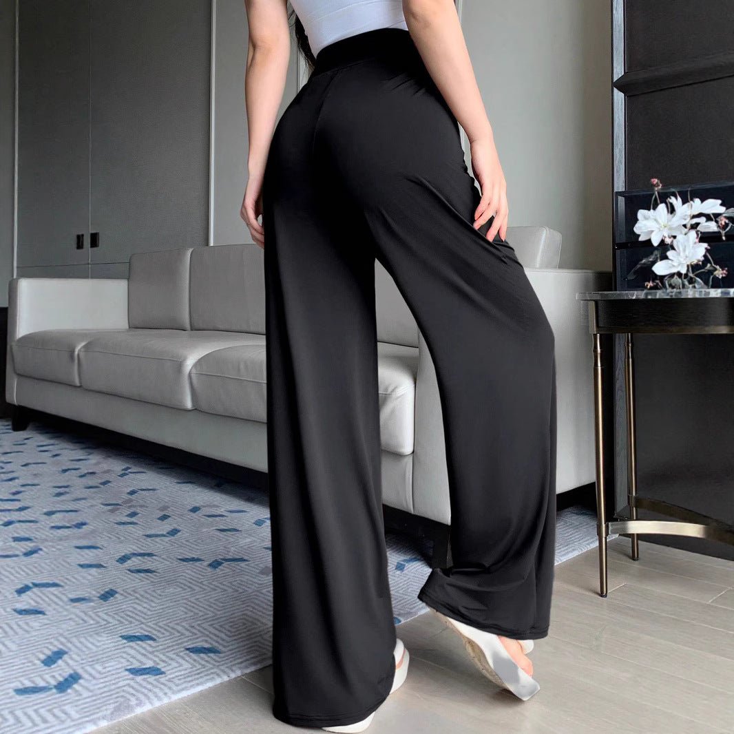 Damen Hochtaillierte Palazzo-Hose Drune