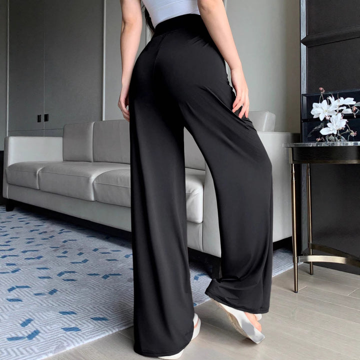 Damen Hochtaillierte Palazzo-Hose Drune