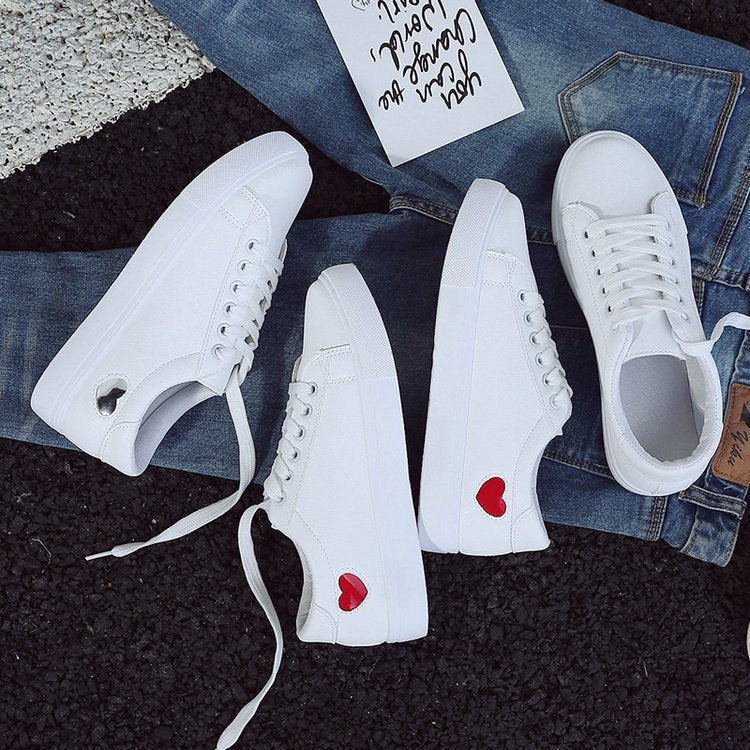 Damen Minimalistische Low-Top Sneaker mit glatter Kunstlederoptik und komfortabler Gummisohle Drune