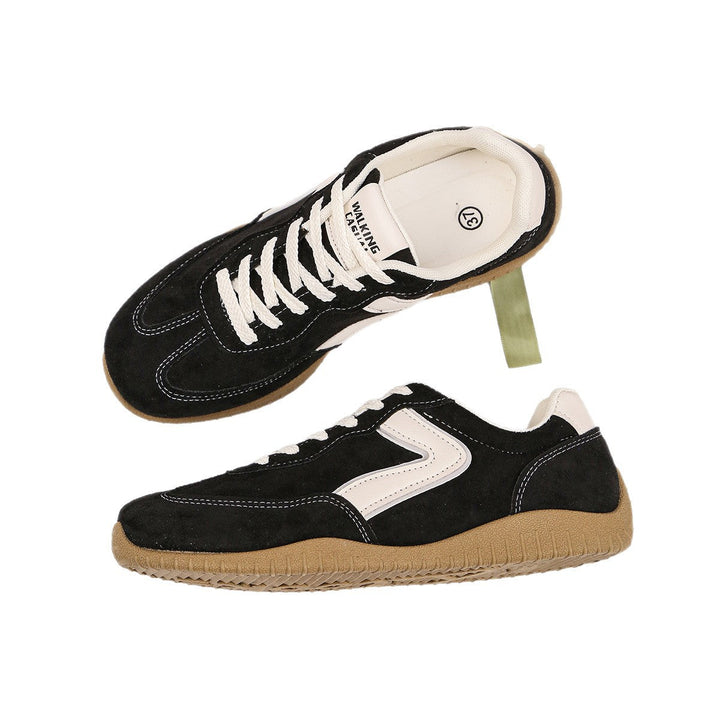Damen Casual Sneakers aus hochwertigem Wildleder mit rutschfester Sohle Drune