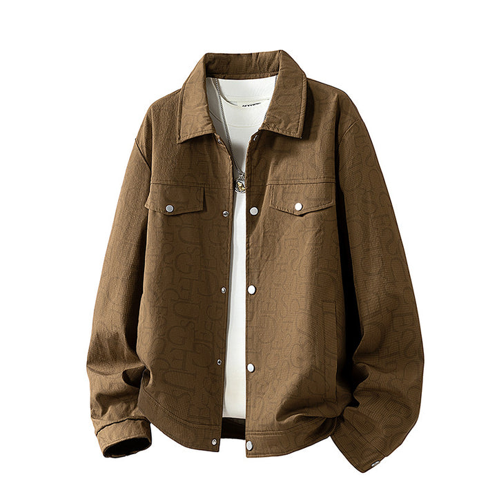 Herren Geprägte Overshirtjacke Drune