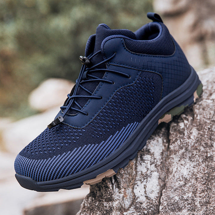 Herren Atmungsaktive Trail-Schuhe mit flexiblem Schnürsystem Drune