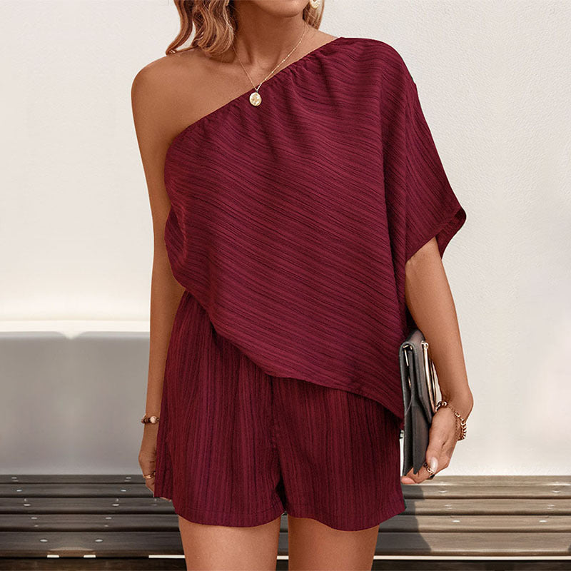 Damen Jumpsuit mit asymmetrischem Schnitt und lässigem Design Drune