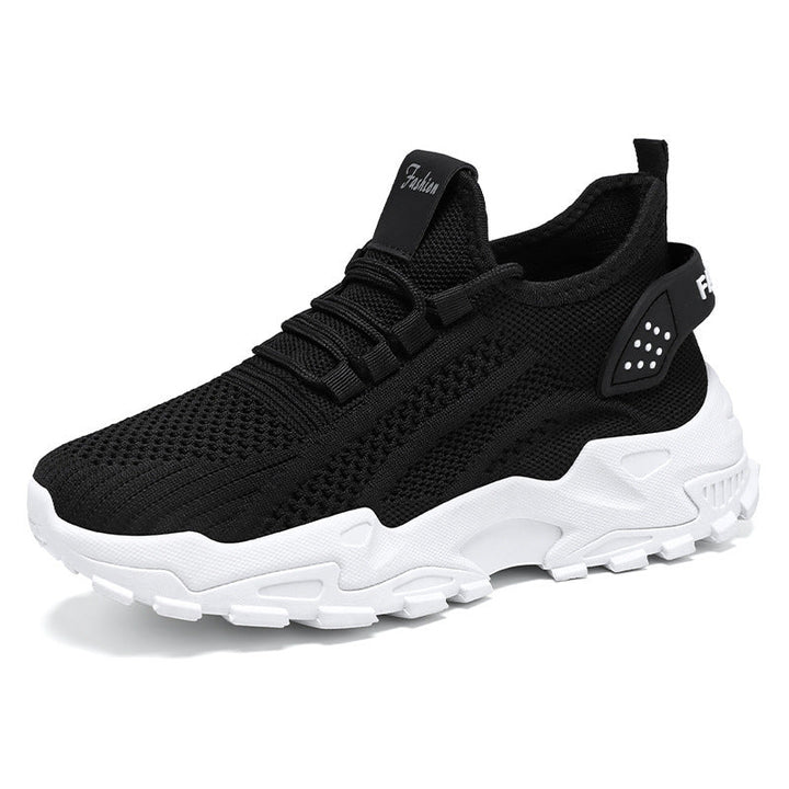 Damen Sportliche Sneaker mit atmungsaktiver Netzstruktur und dämpfender Sohle Drune
