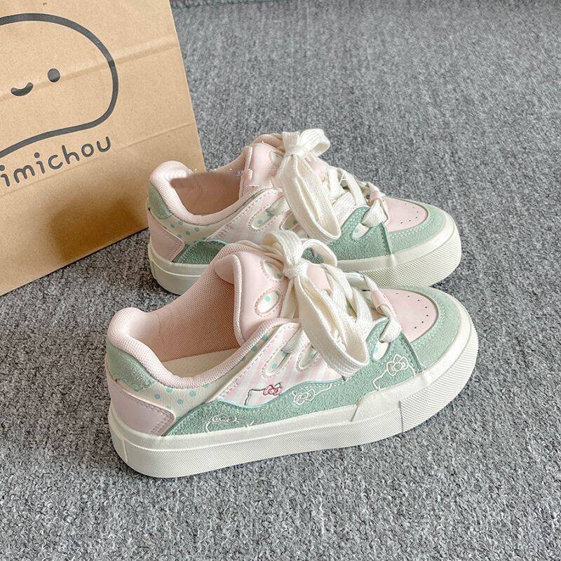 Damen modische Sneakers mit verspielten Details und texturiertem Obermaterial Drune