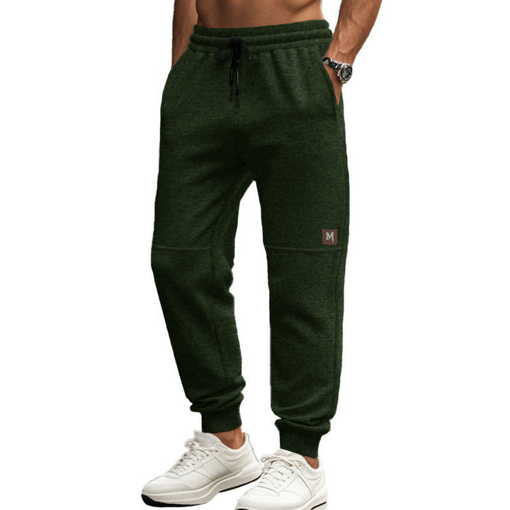 Herren moderne Jogginghose mit elastischem Bund und seitlichen Taschen Drune
