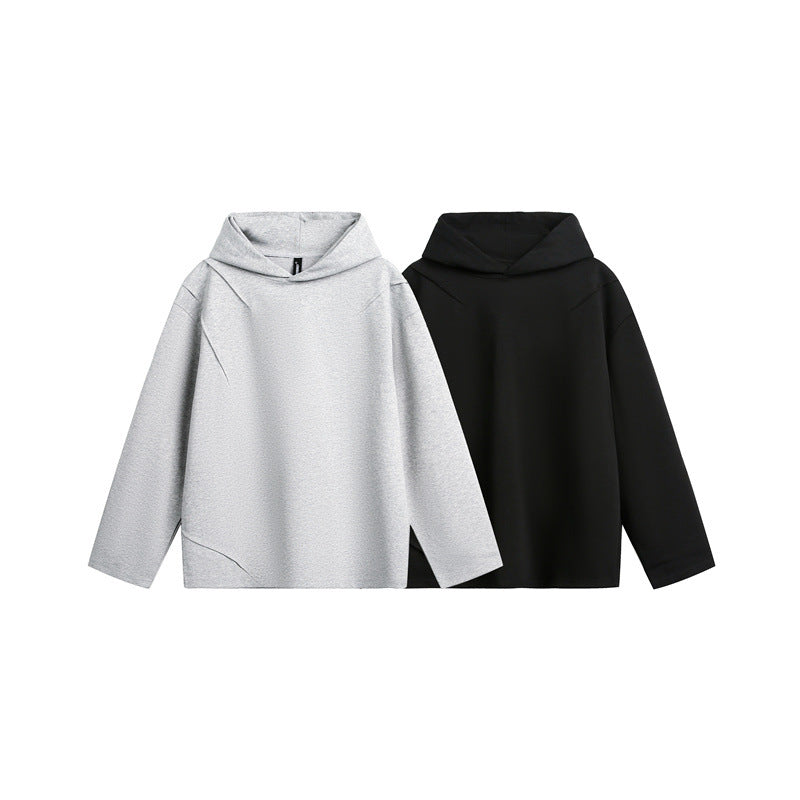 Unisex Oversize-Kapuzenpullover aus leichter French-Terry mit markanten Abnähern Drune