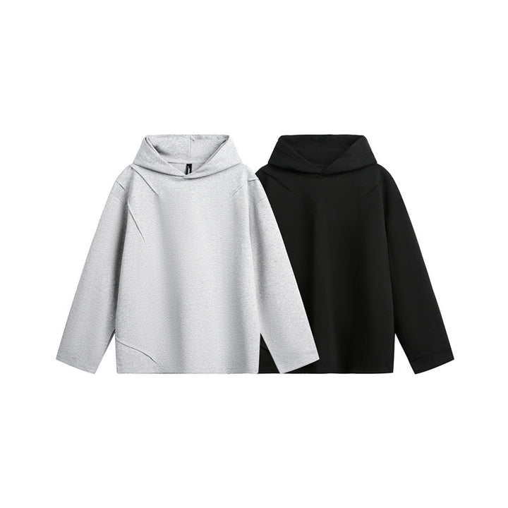 Unisex Oversize-Kapuzenpullover aus leichter French-Terry mit markanten Abnähern Drune