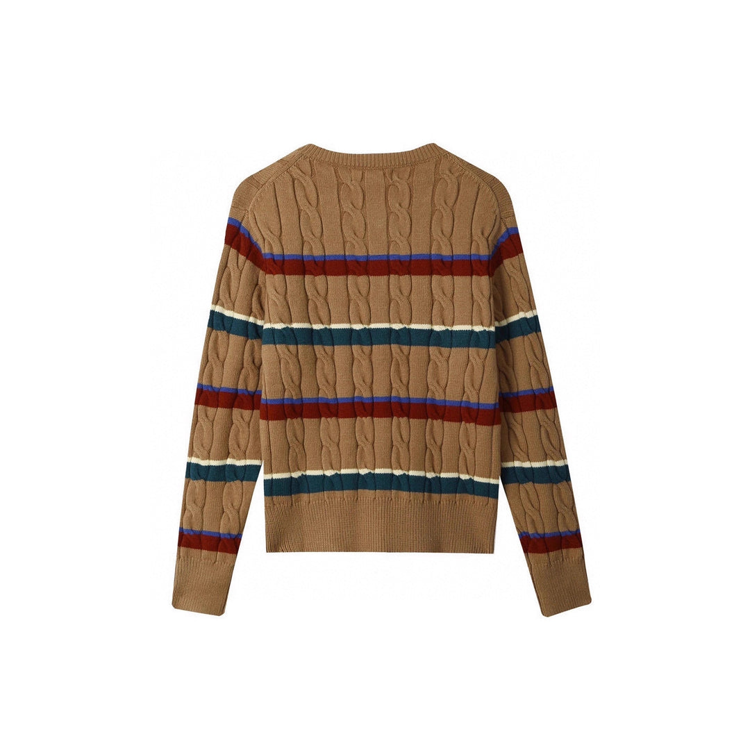 Damen Gemusterter Strickcardigan Drune