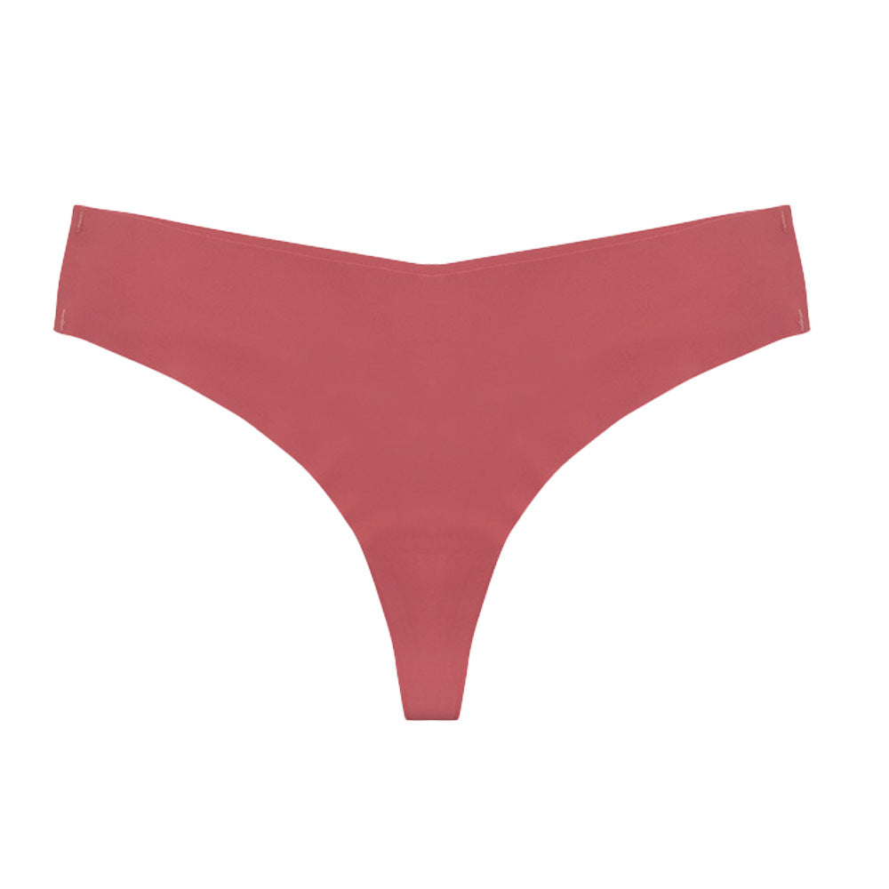 Damen Hochgeschnittener Tanga aus elastischer Mikrofaser mit nahtloser Verarbeitung Drune