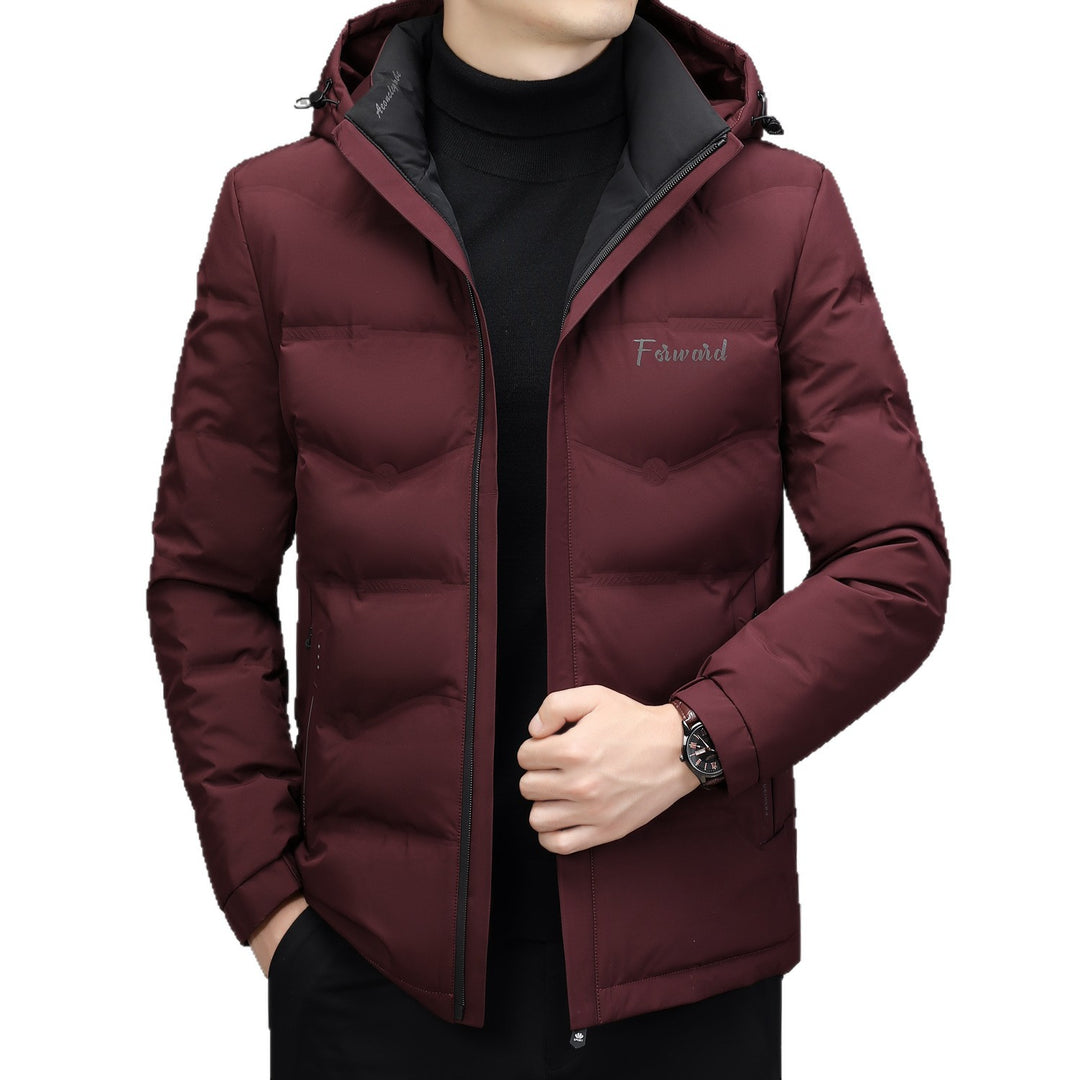 Herren Steppjacke mit Kapuze und schlanker Thermofütterung Drune