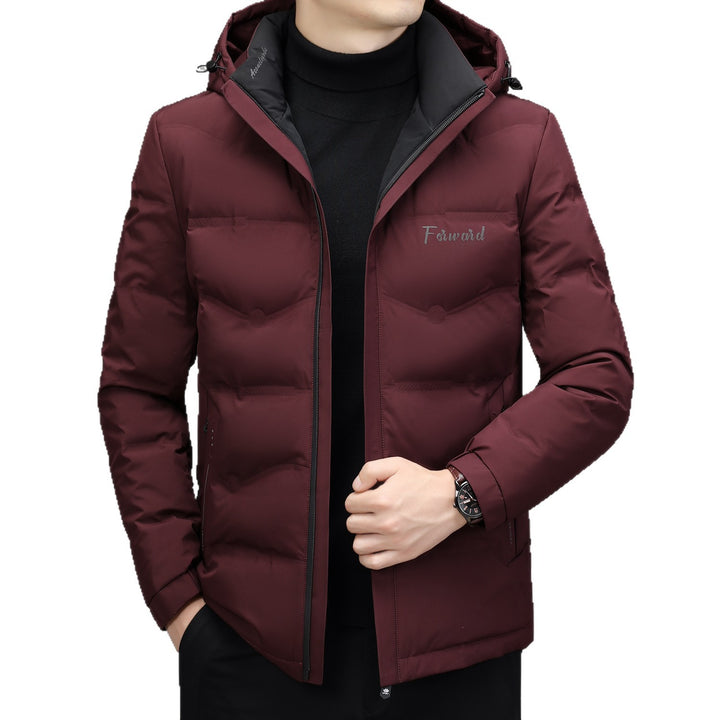 Herren Steppjacke mit Kapuze und schlanker Thermofütterung Drune