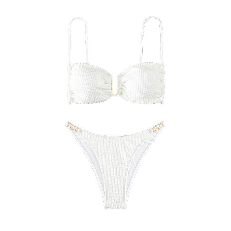 Damen Bikiniset mit elegantem Wickeldetail Drune
