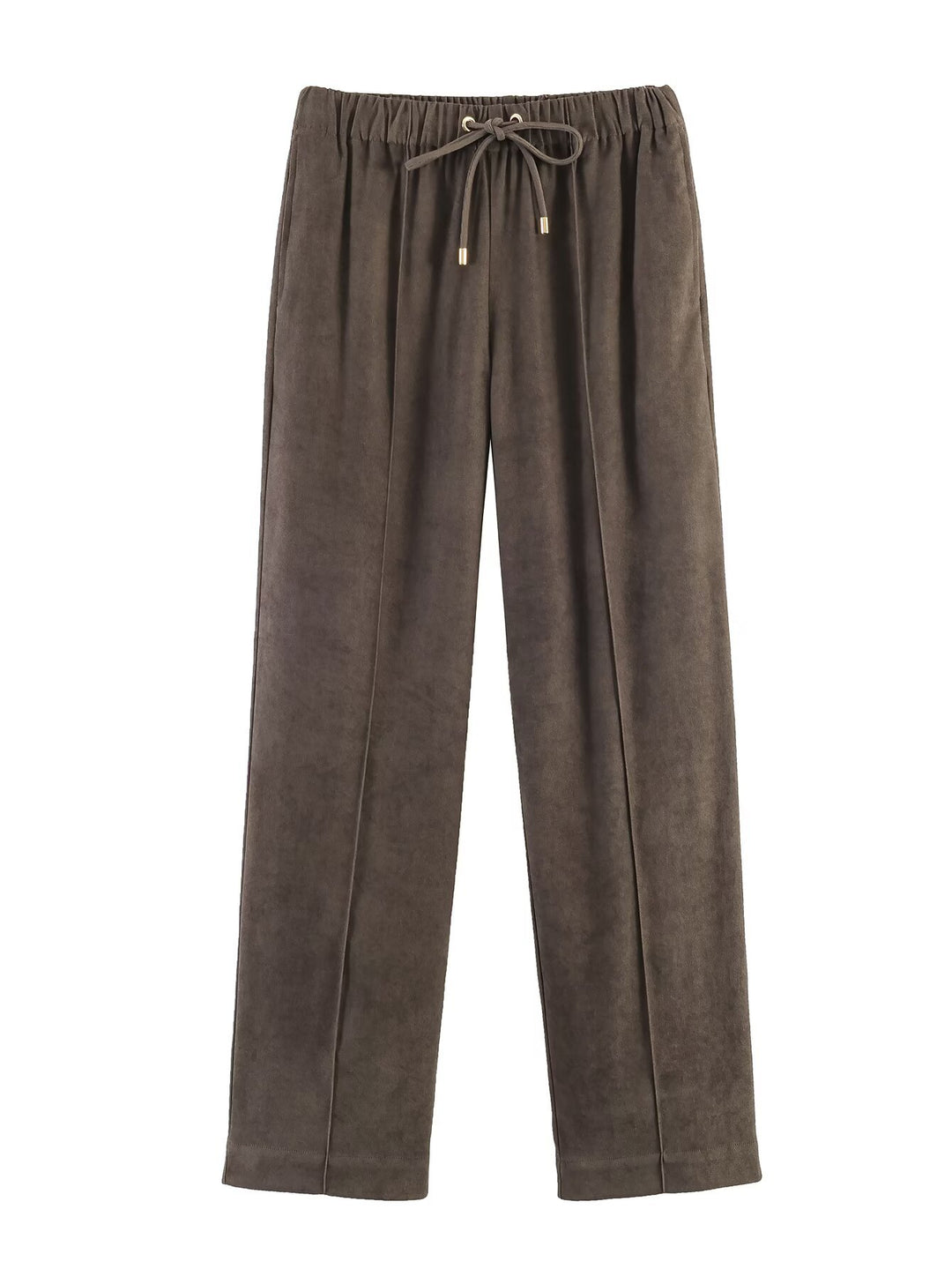 Damen Kurzblouson im Velours‑Look mit spitzem Hemdkragen und Gummizugsaum Drune