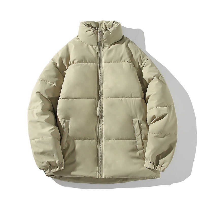 Herren isolierte Steppjacke mit hohem Kragen und elastischen Bündchen Drune