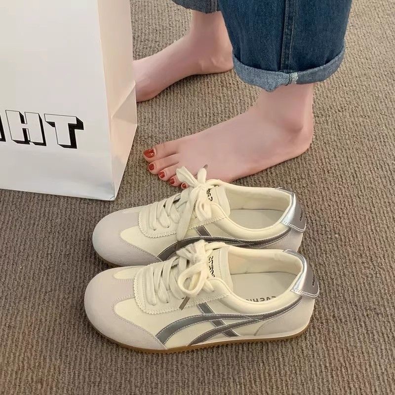 Damen komfortable Sneakers im Retro-Style mit atmungsaktiven Obermaterialien Drune