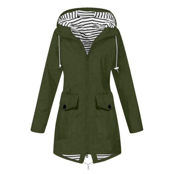 Damen Funktionsjacke mit verstellbarer Kapuze und praktischen Taschen Drune