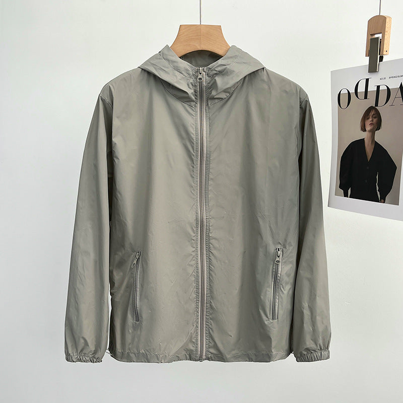 Damen Leichte Übergangsjacke mit Kapuze und Reißverschluss Drune