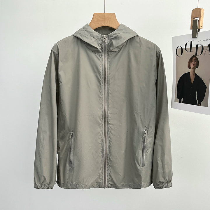 Damen Leichte Übergangsjacke mit Kapuze und Reißverschluss Drune