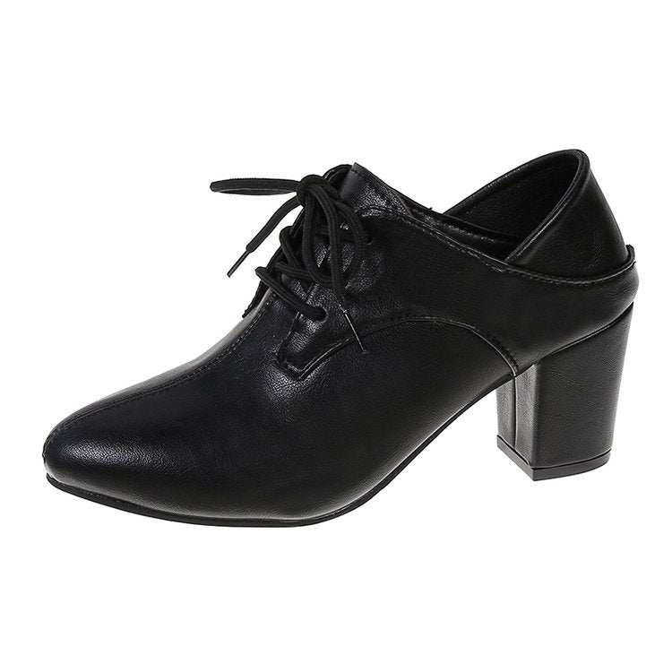 Damen Schnürschuhe mit Blockabsatz und modischem Design Drune
