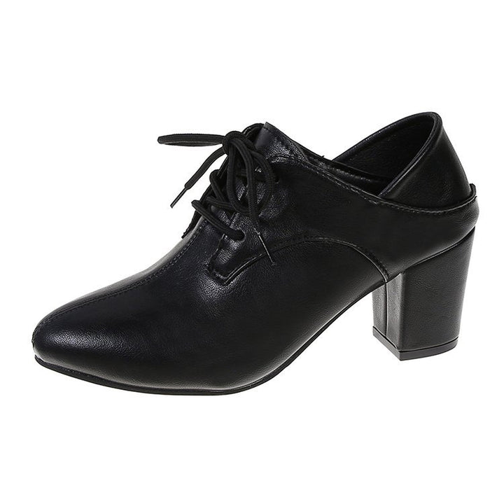 Damen Schnürschuhe mit Blockabsatz und modischem Design Drune