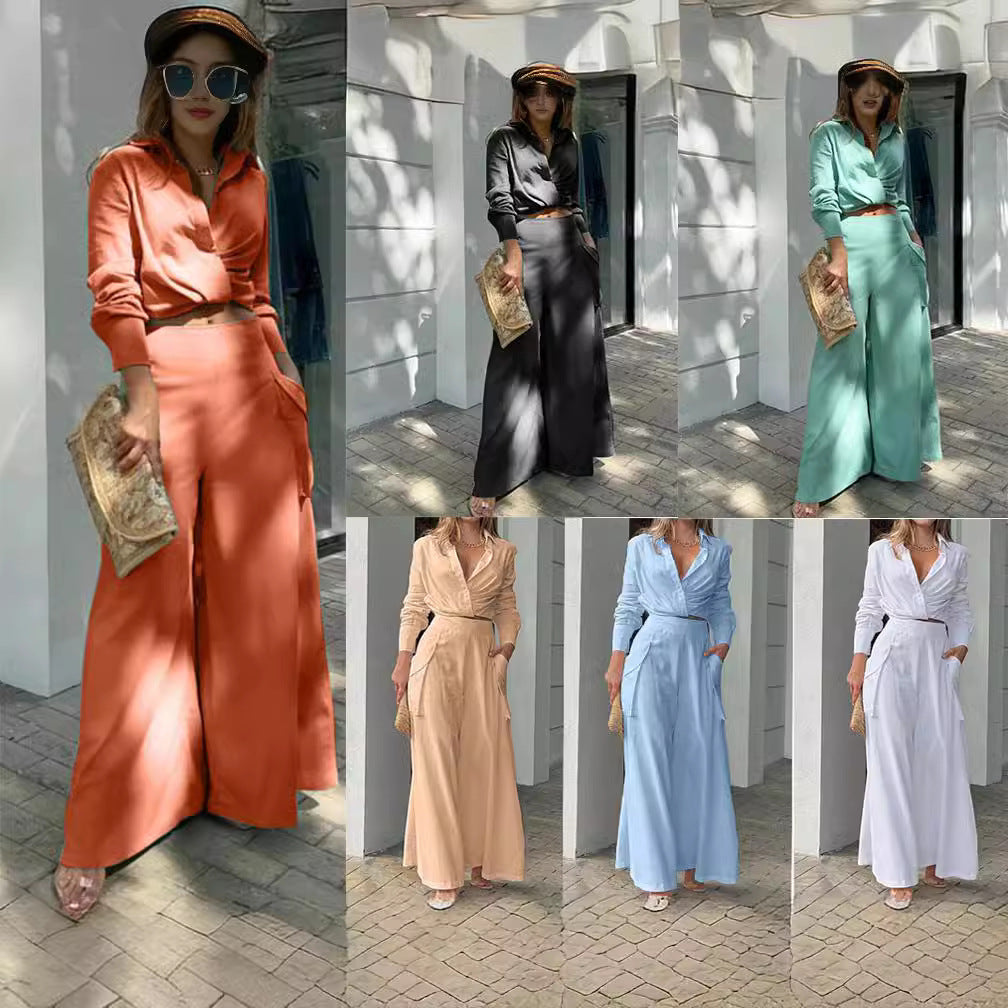 Damen Elegantes und lässiges Zweiteiler-Set Drune