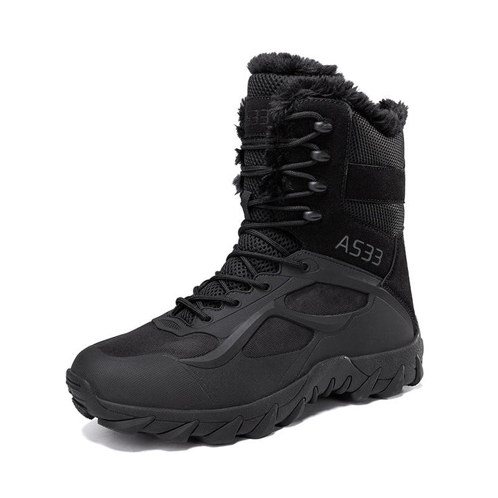 Herren Wasserdichte Winterstiefel mit isolierender Fütterung und rutschfester Sohle Drune