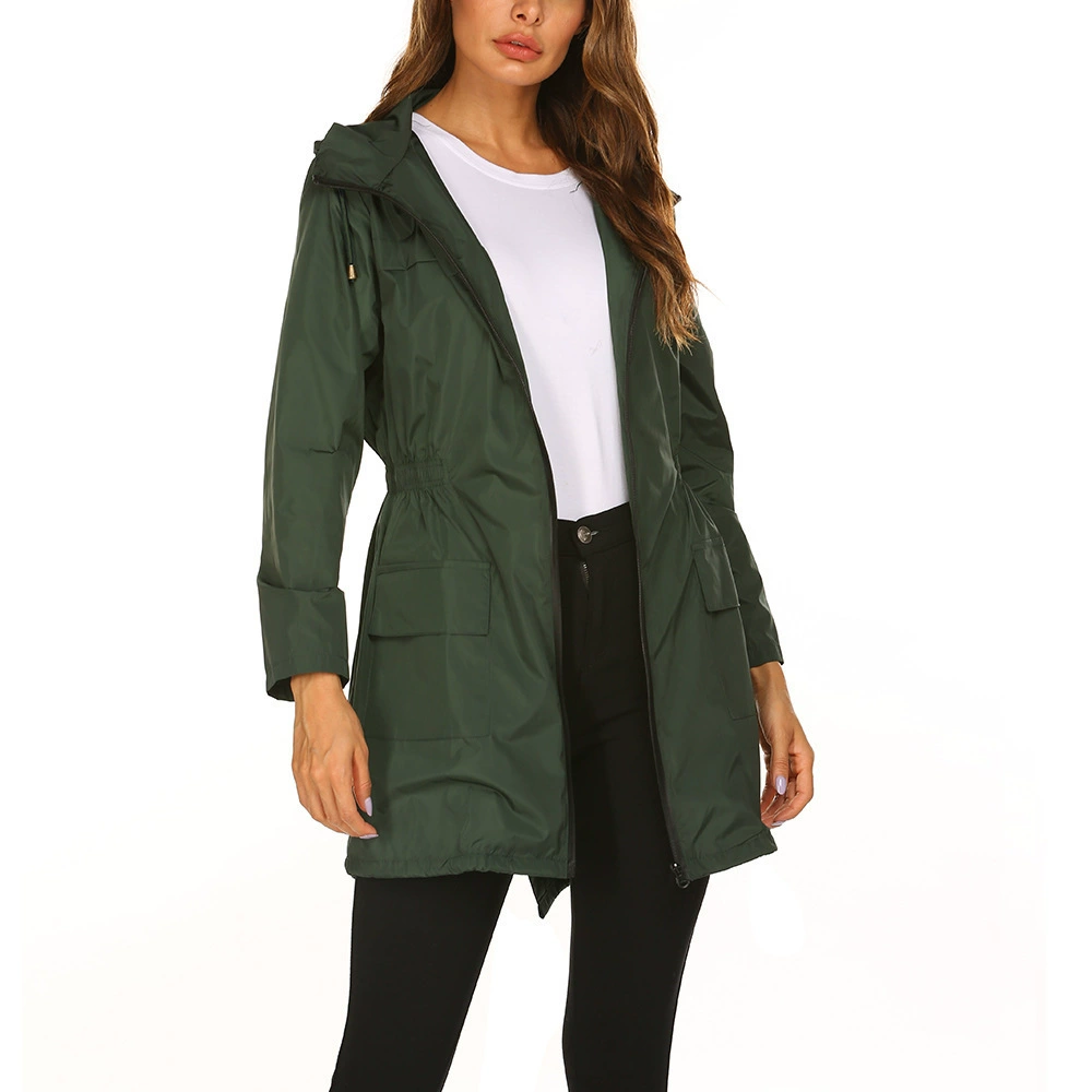 Drune | Regenjacke mit Kapuze - Lang