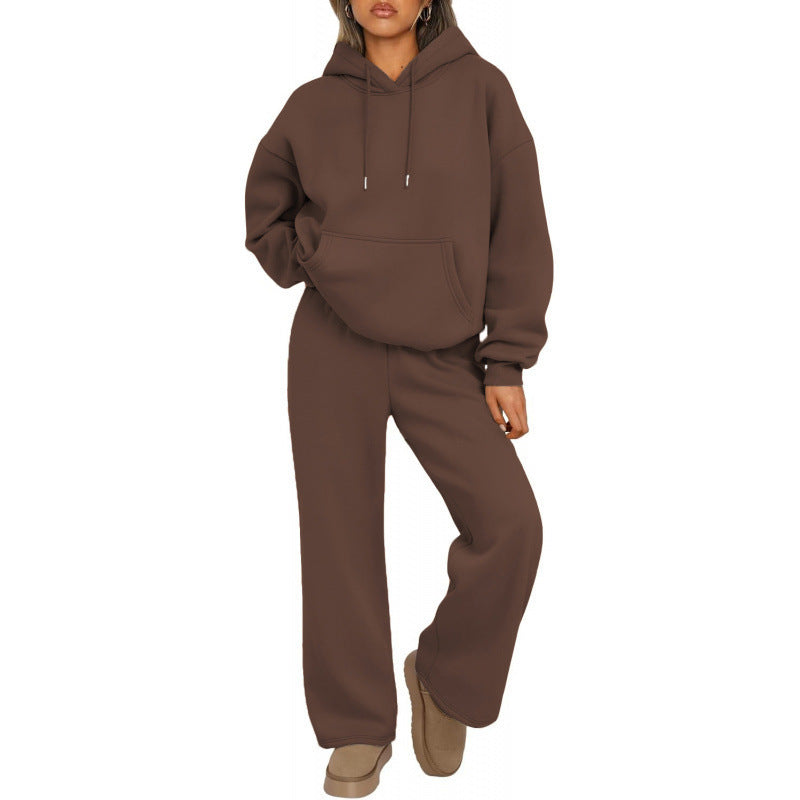 Damen Sweatanzug mit lässigem Schnitt und praktischen Taschen Drune
