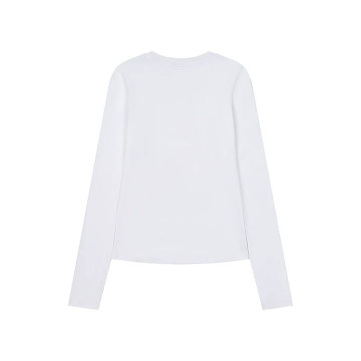 Damen Langarmshirt mit dekorativer Kordel- und Knopfapplikation Drune