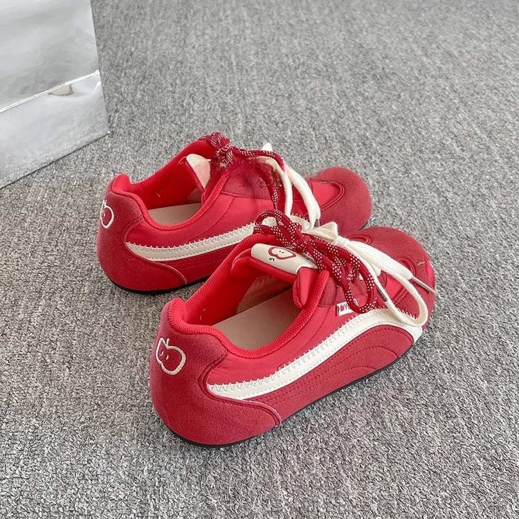 Damen Sportliche Sneakers mit innovativer Schnürung und farbenfrohem Design Drune