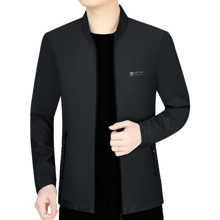 Herren Winddichte Softshell-Übergangsjacke mit wärmendem Teddyfutter Drune
