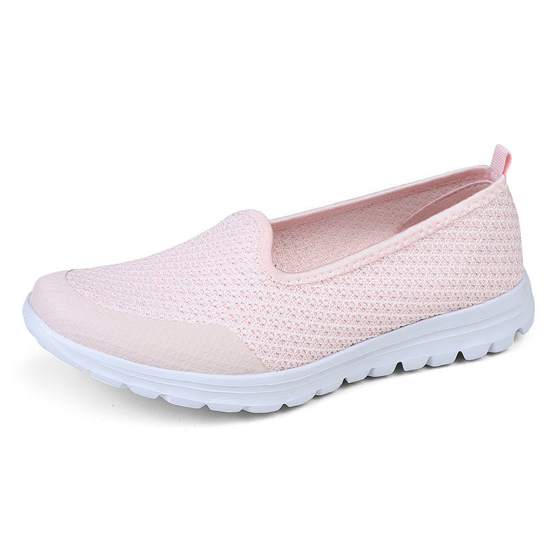Damen nan ergonomisch geformte Komfort-Slipper mit atmungsaktivem Netzgewebe-Obermaterial und gedämpfter Laufsohle Drune