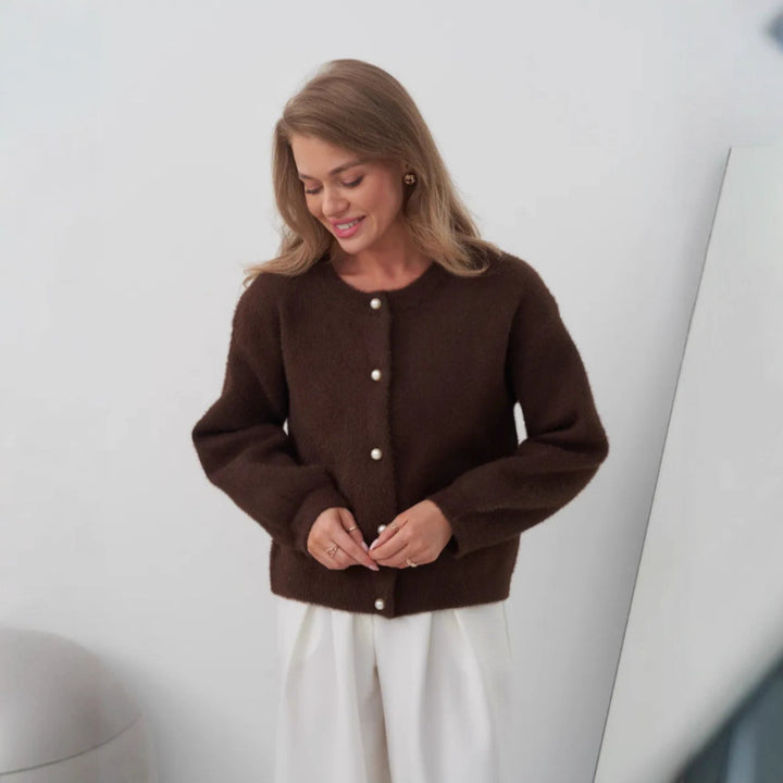 Damen Modische Strickjacke Drune