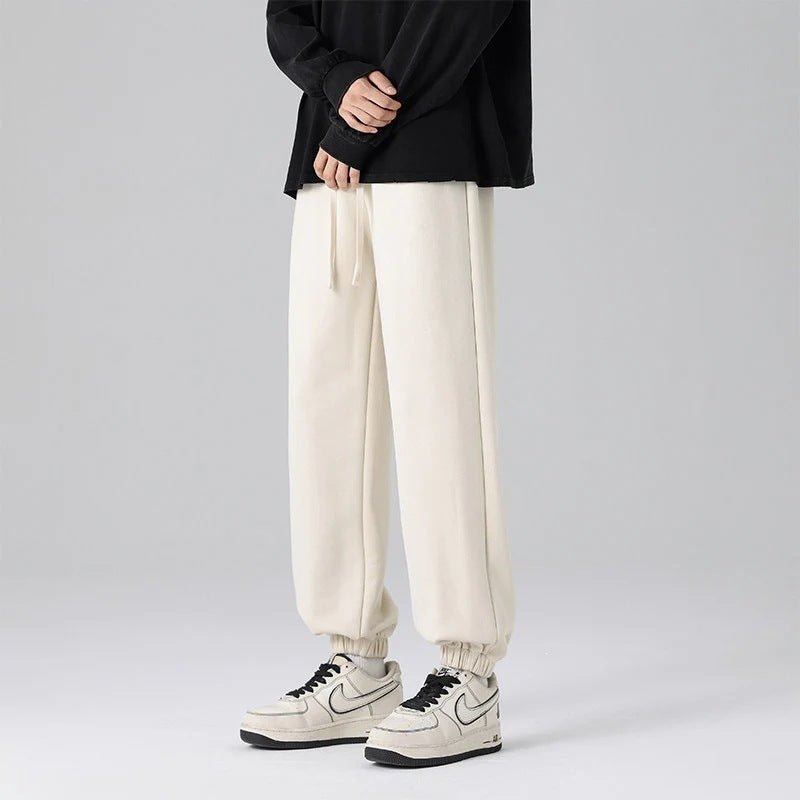 Herren Bequeme Fleece Jogginghose Drune