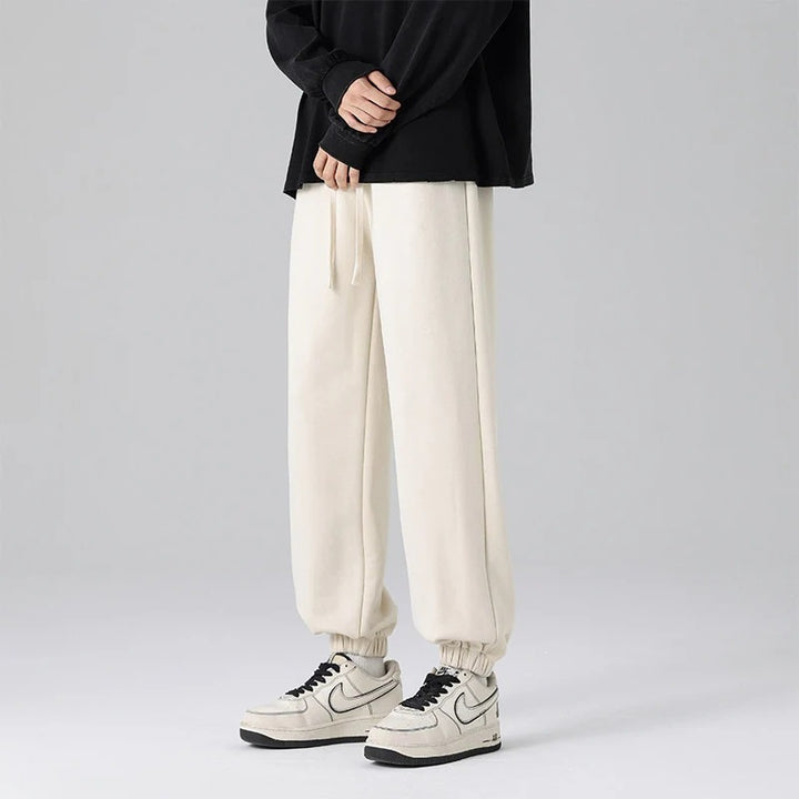 Herren Bequeme Fleece Jogginghose Drune