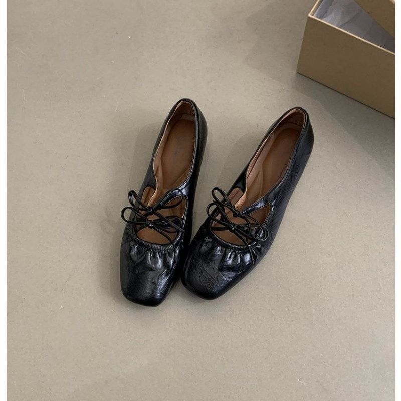 Damen Stylische Riemchen Mules mit dekorativem Schnürdetail Drune
