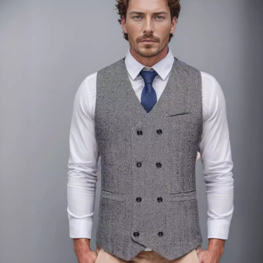 Herren elegante Weste im modernen Design Drune