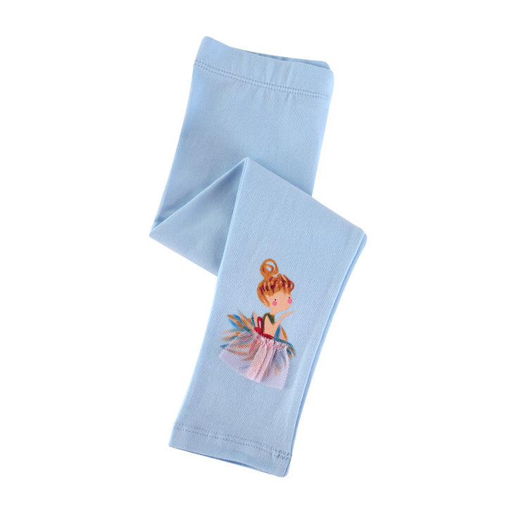 Mädchen Leggings mit Ballettmotiv Drune