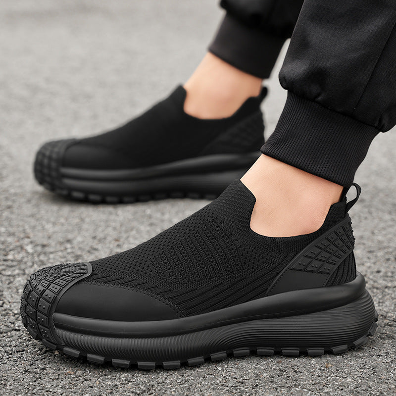 Damen Komfortable Slip-On Sneakers für den Alltag mit rutschfester Sohle und atmungsaktiver Konstruktion Drune