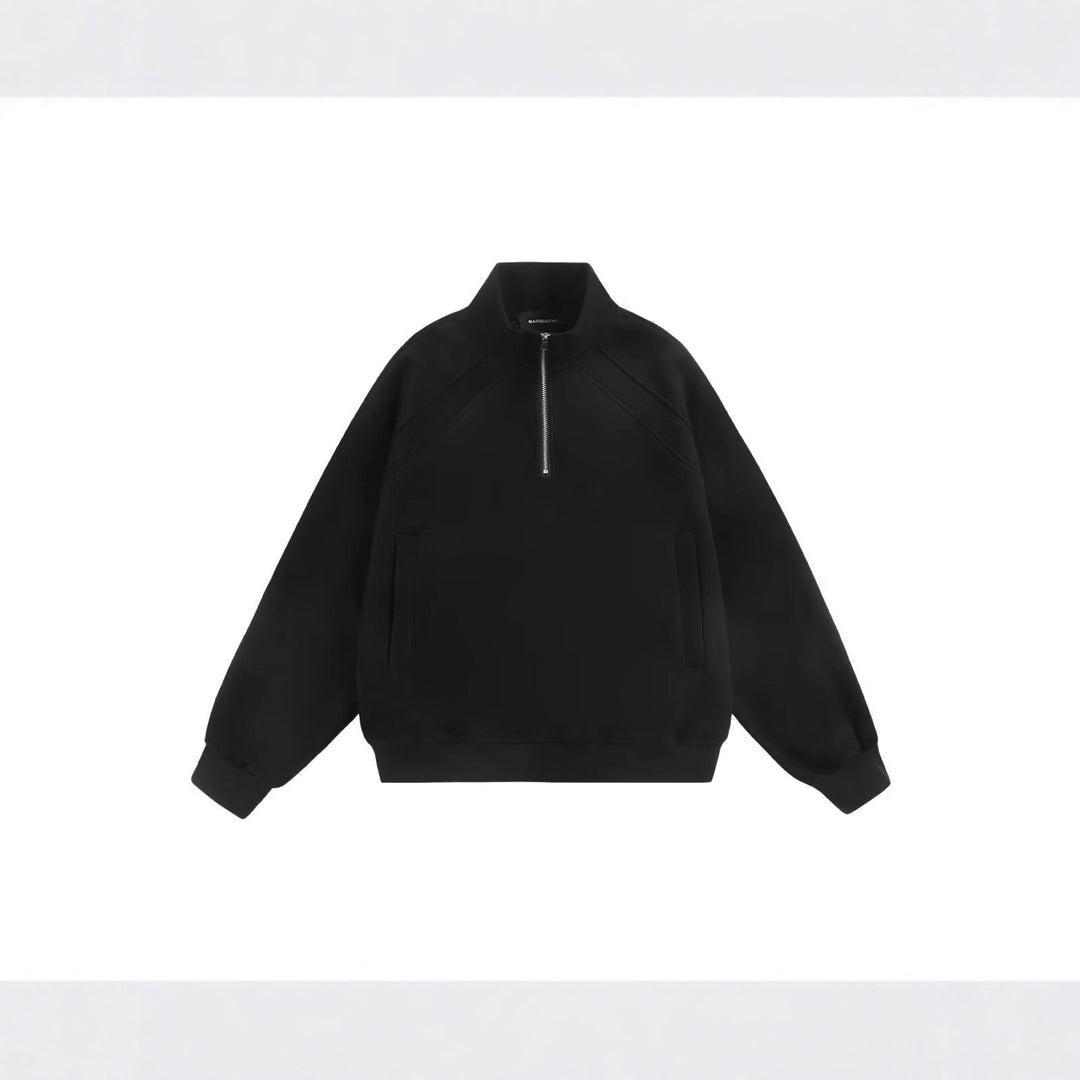 Damen Sportlicher Stehkragenpullover Drune