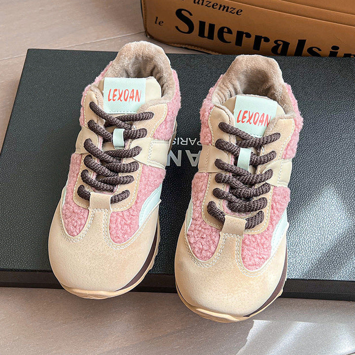 Damen Komfortable Sneakers mit weich gefüttertem Innenteil und atmungsaktiver Struktur Drune
