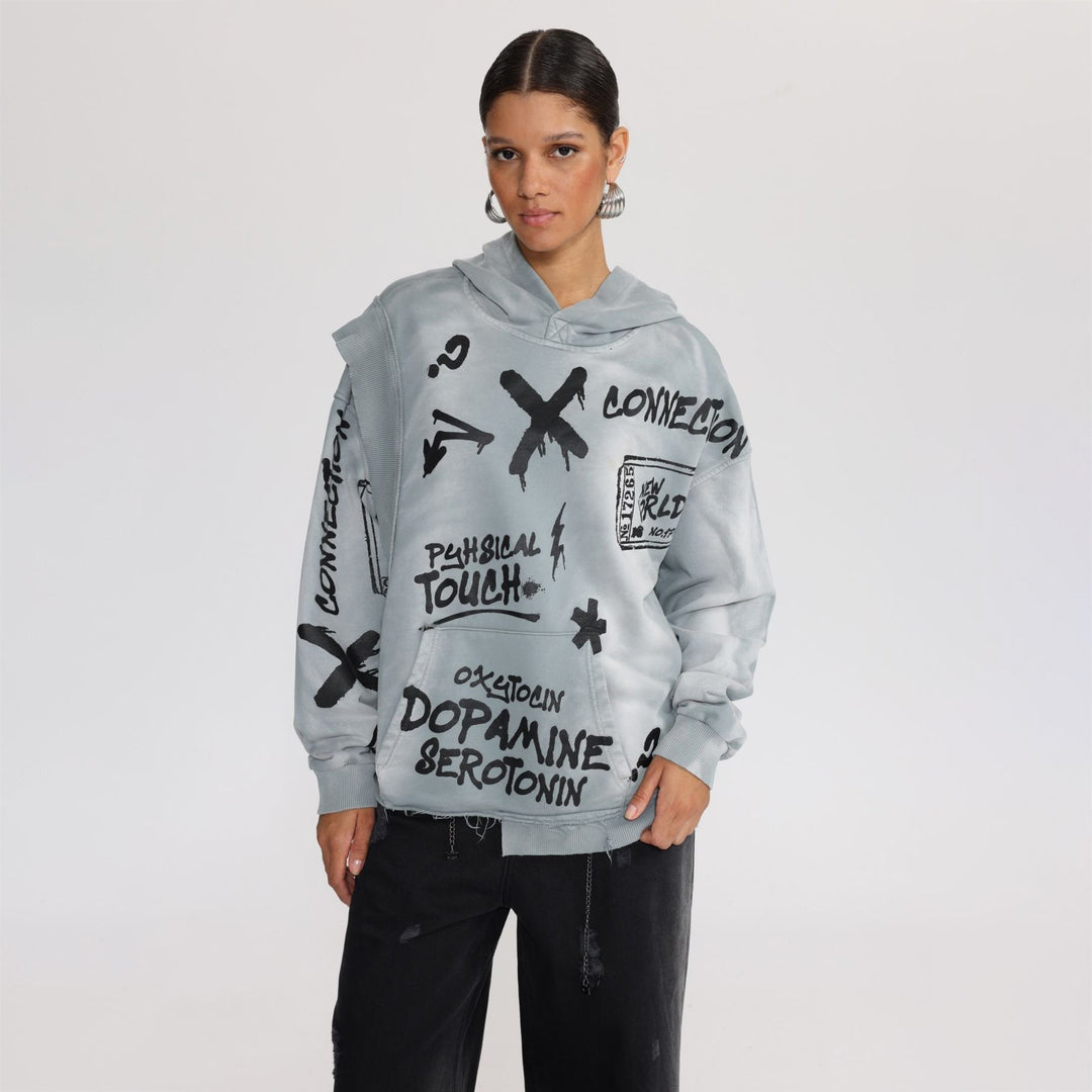 Damen Oversized Hoodie Drune