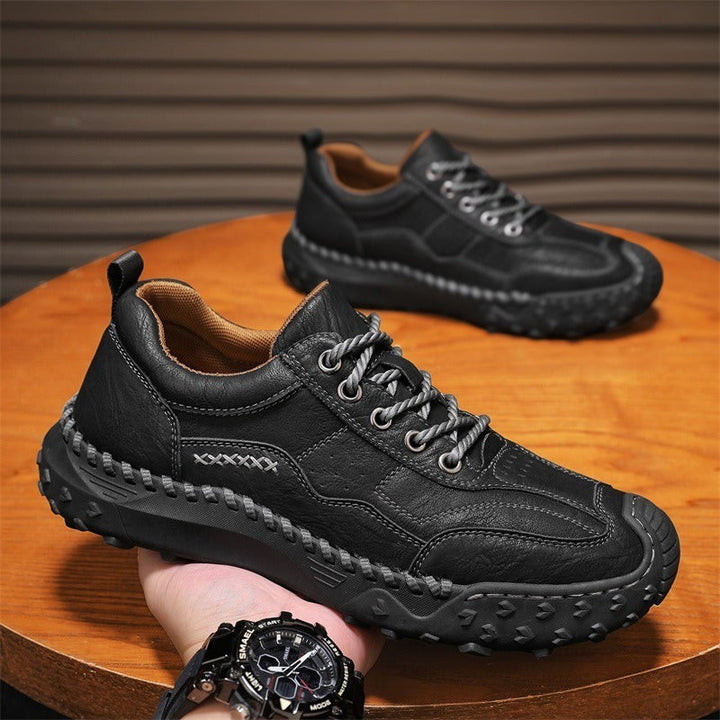 Herren robuste und vielseitige Freizeitschuhe mit griffiger Profilsohle Drune