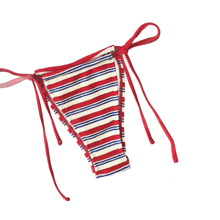 Damen Triangel-Bikini-Set mit verspieltem Design und regulierbaren Trägern Drune